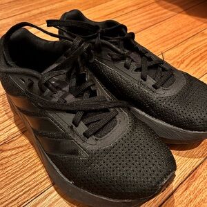 Adidas Black Perforated Sneakers